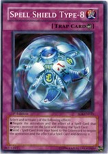 Spell Shield Type-8 - SD4-EN031 - Common - 1st Edition - Damaged - Fury from the