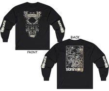 Very Rare Unique Sunn O))) Band Tour 2sides Long Sleeve S to 5XL 2F1312