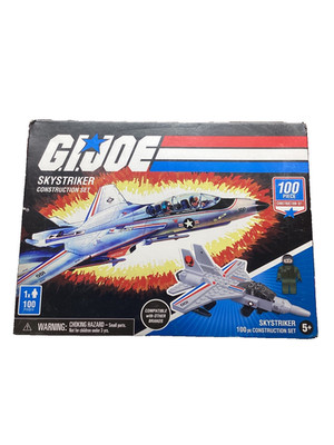 GI JOE SKYSTRIKER CONSTRUCTION SET 100 PIECE FOREVER CLEVER HASBRO 2020