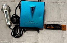 Sharp MD-ST55 Portable MD Player Blue Tested ...