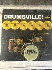 EARL PALMER DRUMSVILLE 1961 LP Vinyl VG+/VG Ultrasonically Cleaned