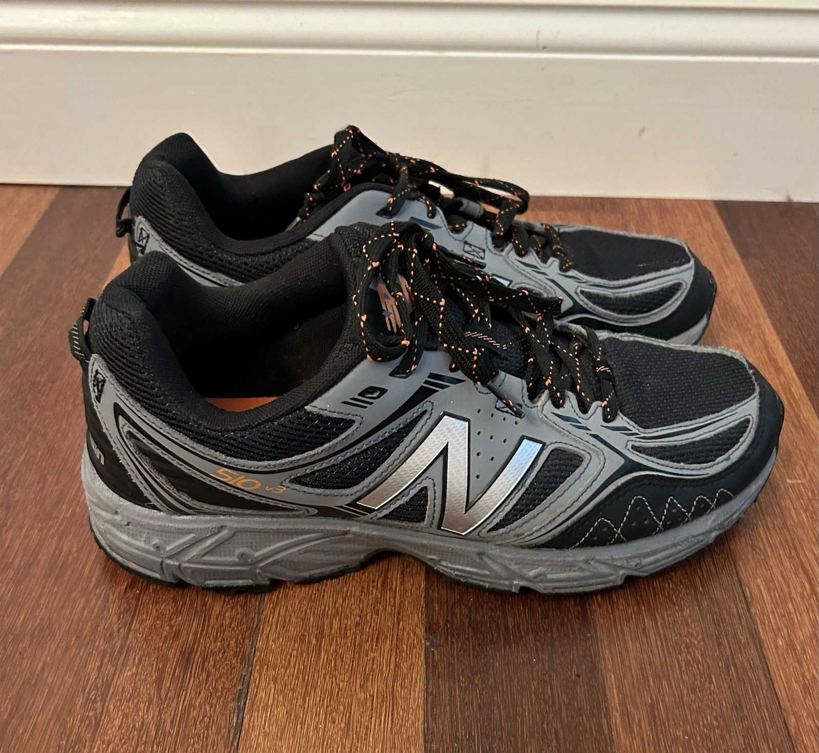 New Balance 510 V3 scarpa sportiva uomo 10 5 sneakers fuoristrada grigio nero casual