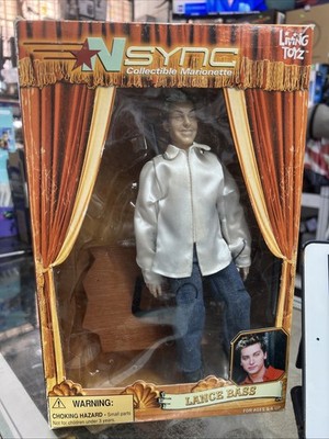 NSYNC Lance Bass Collectible Marionette Figure Doll Living Toyz