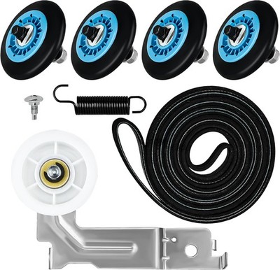 Dryer Roller Pulley Belt Repair Kit For Samsung DV42H5000EW/A3 DV42H5000GW/A3