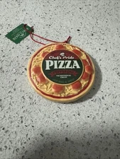 Kurt Adler Pizza Christmas Ornament NWT See Pics