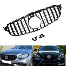 GT Panamericana Stil Frontgrill Kühlergrill für Mercedes C W205 Kamera modell GT Panamericana Stil Frontgrill Kühlergrill für Mercedes C W205 Kamera modell