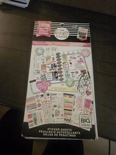 The Happy Planner Watercolor Sticker Sheets 1078 Pieces 2016 Me & My Big Ideas