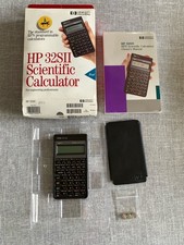 HP 32SII Scientific Calculator New/Sealed in Open Box NOS 1990's