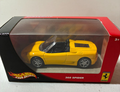 2001 Hot Wheels PASSIONE Yellow Ferrari 360 Spider 1:43 | eBay