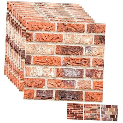 3D Wall Panels Peel and Stick, 3D Wall Panels Self Adhesive Waterproof 10PCS 