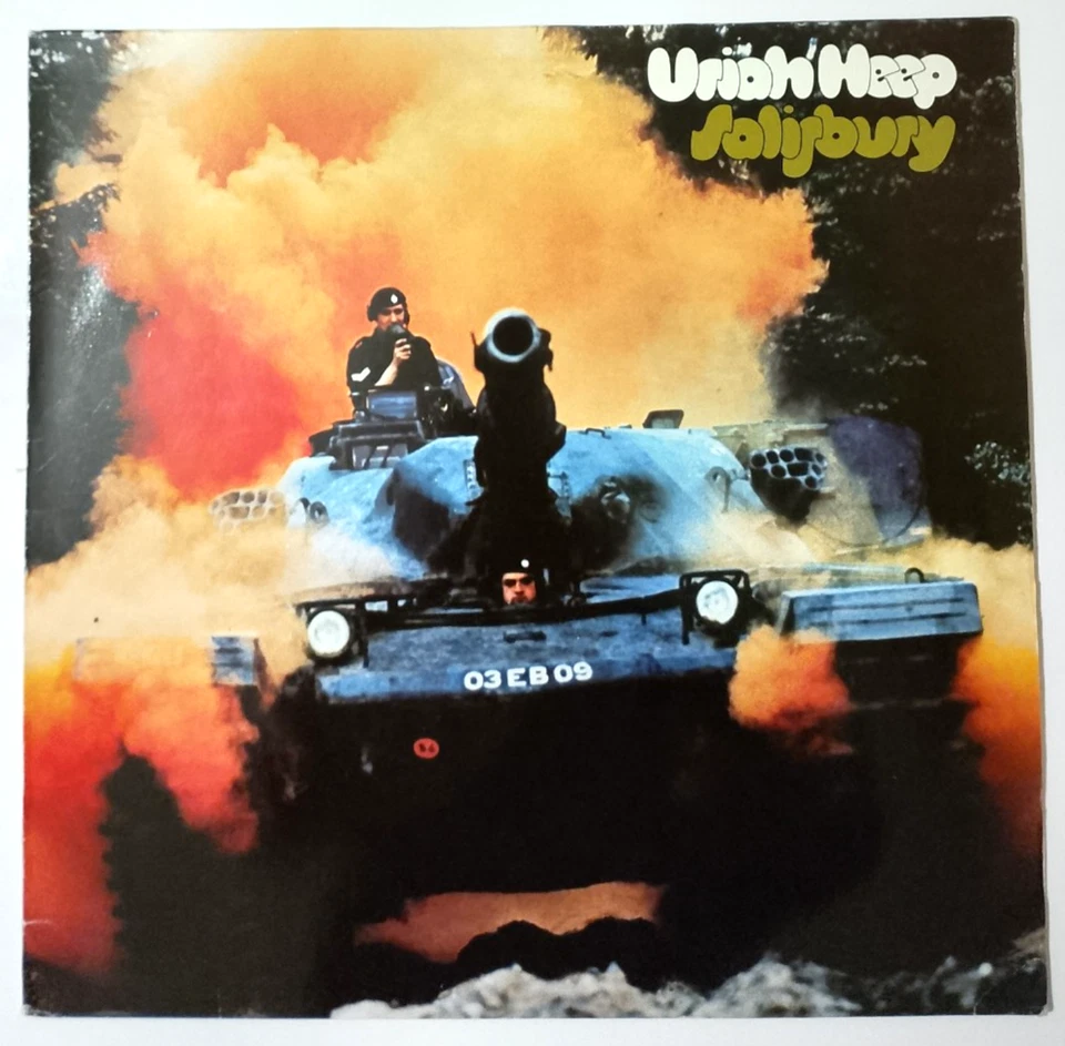 Vinyl LP Uriah Heep - Salisbury NM/NM 1986 Re-issue Castle classics Prog Rock Foto 3 de 4