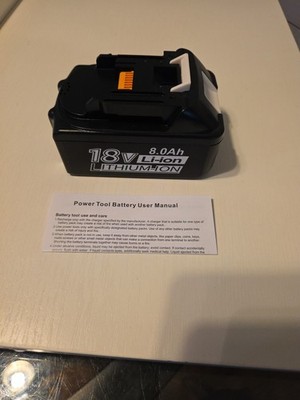 8Ah Replacement Battery for Makita 18V Tools BL1860B 144Wh Brand New