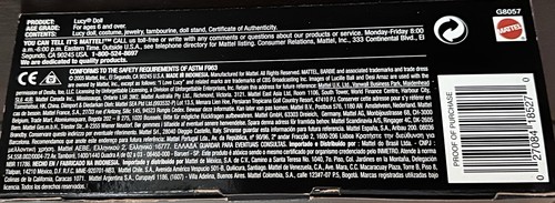 Barbie I Love Lucy The Operetta Doll Lucille Ball As Lucy Ricardo G8057 2005 - Picture 8 of 9