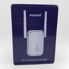 Macard WIFI Range Extender Model N 300 New In Box