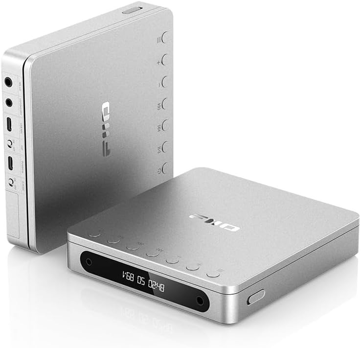 FiiO DM13 Bluetooth CDプレーヤー（Silver） FiiO DM13 Bluetooth Multifunctional Portable CD Player (Silver
