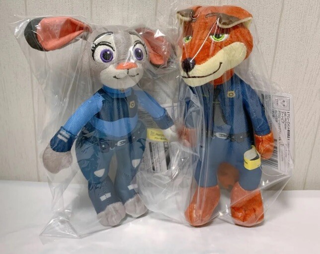 Disney Zootopia Basic Formal Nick Wilde Judy Hopps Plush Doll 2