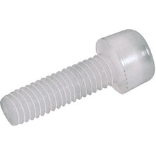 Image of Toolcraft Hexagonal Cylinder Head Screws DIN 912 Polyamide M6 x 40mm Pack Of 10