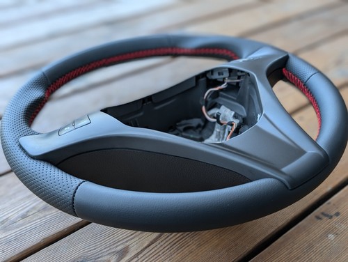 Volant CUIR NEUF pour interrupteur Alfa Romeo Mito Giulietta 940 Sport Mito W - Foto 8 di 14