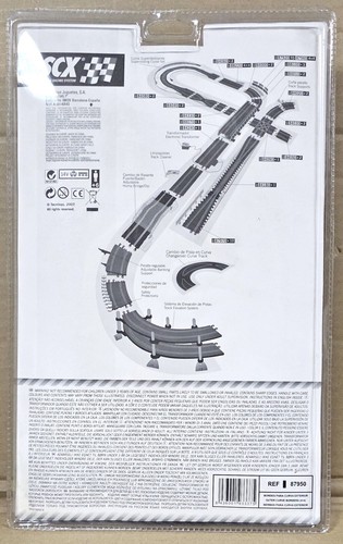 SCX 87950 Bordo Per Curva Esterna 4+4 Modello Slot - 第 2/2 張圖片
