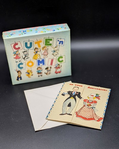 Vintage Happy Anniversary Greeting Card Pop Up Wallace Brown Old Fashioned Wish - Picture 5 of 6