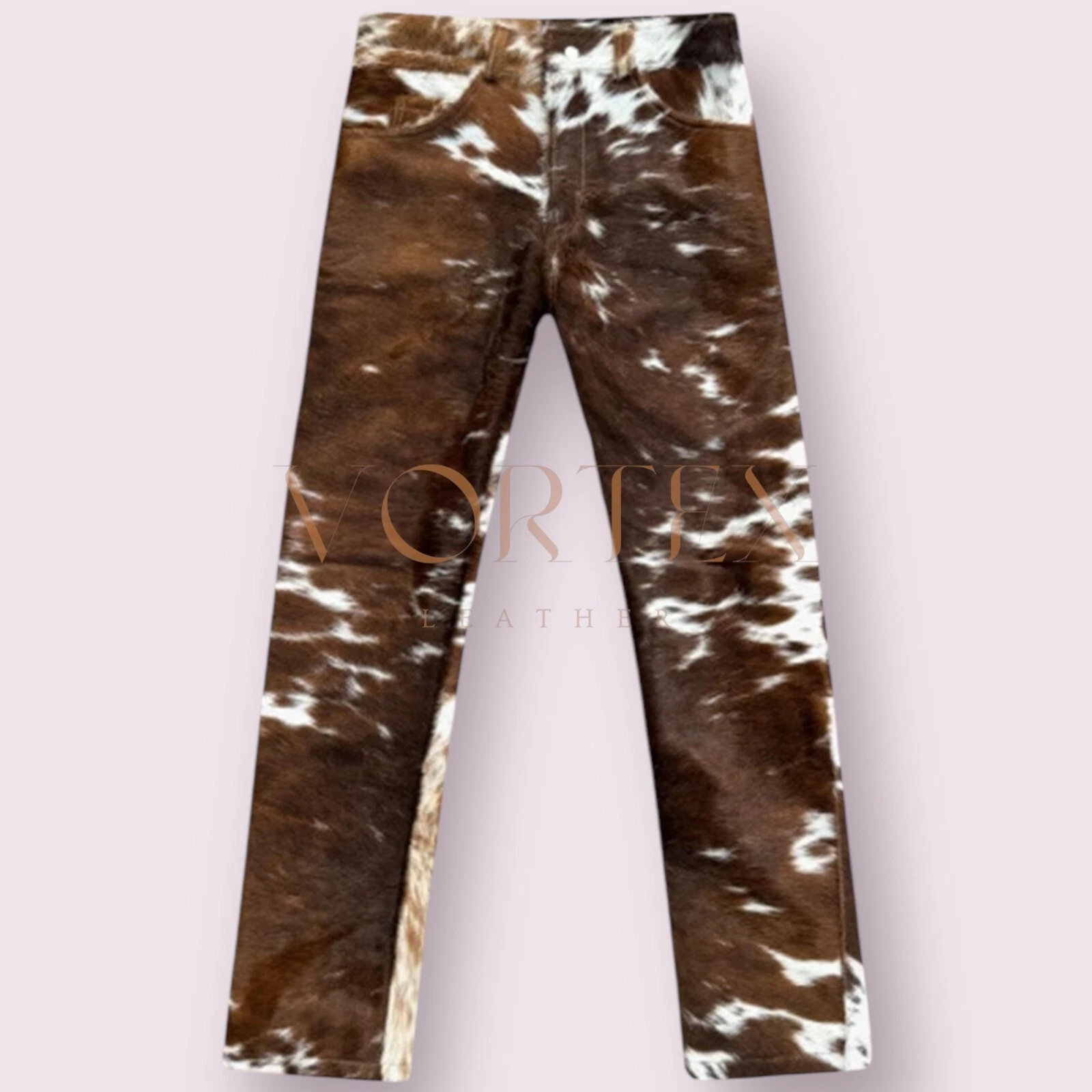 Men's New Natural Leather Pant Genuine Soft Cowhide Causal Wear Pant