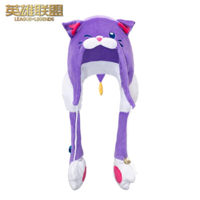 LOL League of Legends Kindred Eternal Hunters Purple Cat Dog Plush