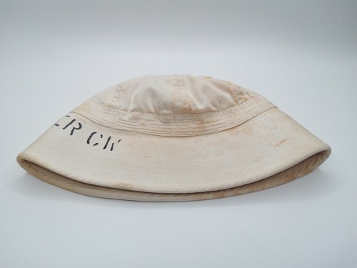 Vintage US Navy Sailor Hat Cap White 