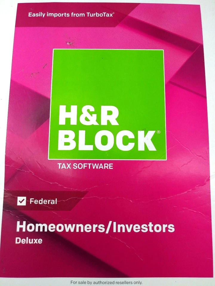 H&R Block Tax Software Deluxe 2018 Federal Only !! w/ 5% Bonus Offer OPEN BOX - Image 4 of 4