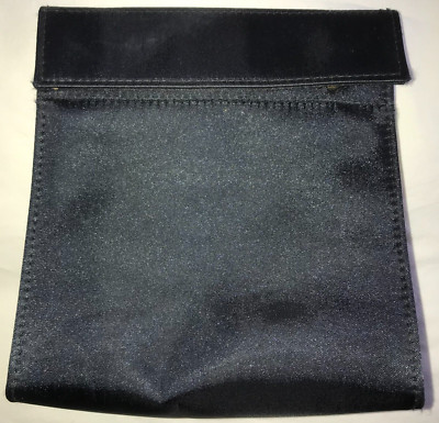 KULTURBEUTEL SCHMINKTASCHE SCHWARZ Academie Scientifique de Beaute ca. B16,5cm x H17