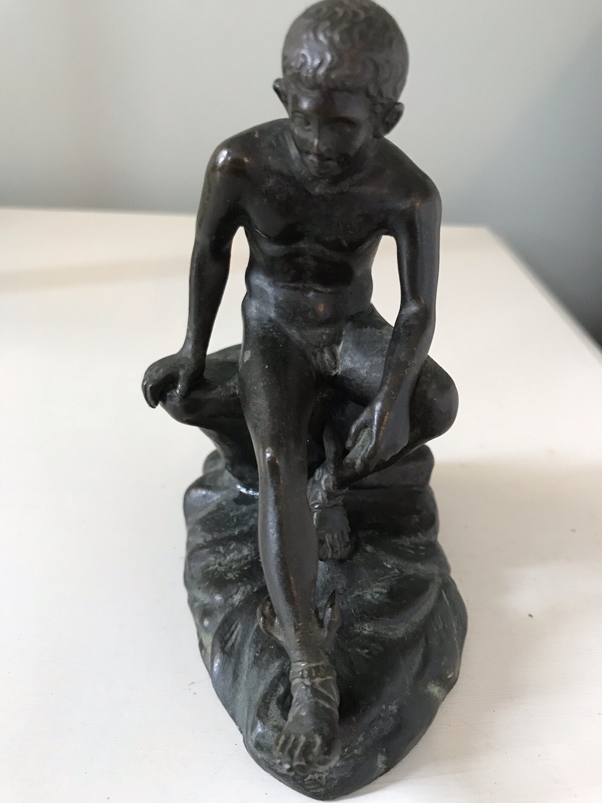 Antique early 1900s bronze “ Mercury” statue. “Messenger To The God’s