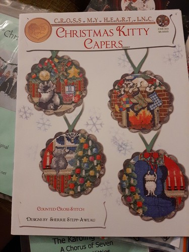 Lot Of 10 Vintage Counted Cross Stitch Kits And Patterns Xmas Animals Stoney Crk - Picture 11 of 11