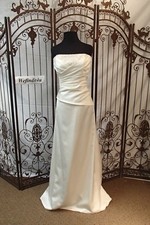 WW107 PRIVATE LABEL 2Z-9 SZ 16 IVORY $399 STRAPLESS WEDDING GOWN DRESS