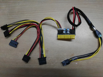 DC PC 12V 180W 24Pin Pico ATX Switch PSU Power Supply With 6Pin Input