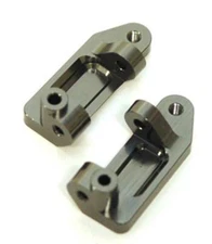 NEW STRC CNC Machined Alum Caster Blocks Gun Metal Stampede/Rustler/Slash