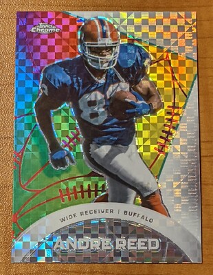 Andre Reed 2024 Topps Composite Chrome All-Etch X-Fractor Buffalo Bills #CAE-13