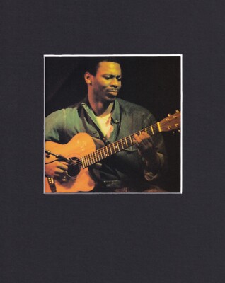 8X10'' Matted Print Jazz Musician Picture: Kevin Eubanks, Guitar