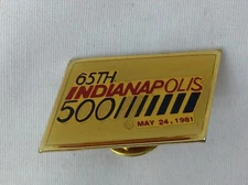 Indianapolis 500 Lapel Pin Hat Pin 65th Anniversary by SRE Industries OEM