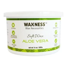 Waxness Wax Necessities Depilatory Soft Wax - Aloe Vera 14.1 oz (400g)