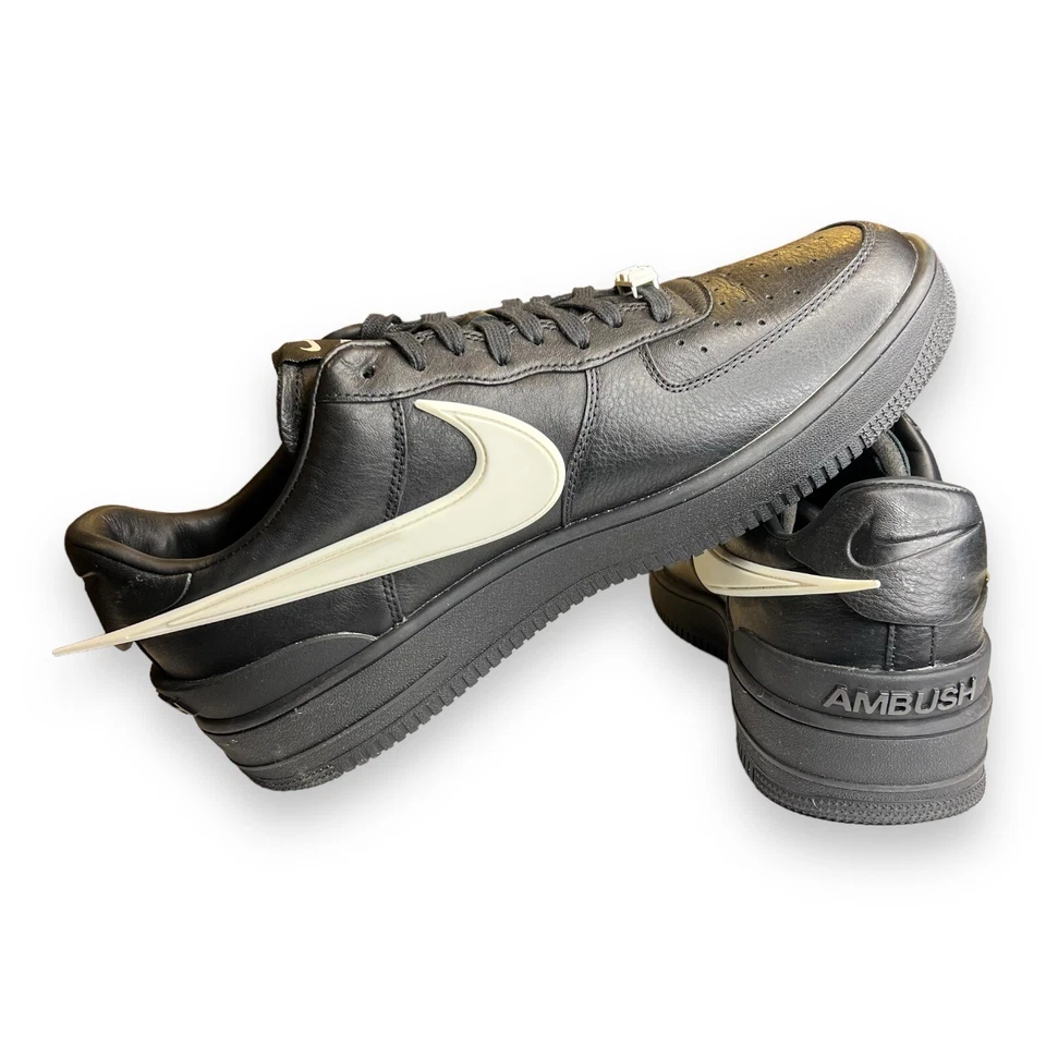 Nuevo Nike Air Force 1 Low AMBUSH Negro Talla 14 Hombres DV3464-001 Foto 4 de 4