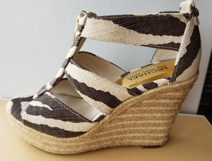 michael kors zipper wedges