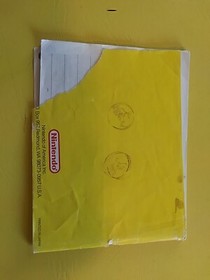 Super Mario Bros 3 Nintendo NES Manual Instruction Booklet Original (Cover Wear)