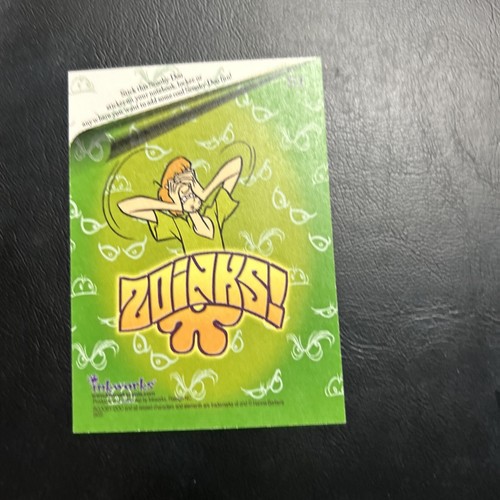 Jb14 Scooby Doo Mysteries And Monsters 2003 Inkworks S1 Shaggy Sticker Zoinks - Picture 2 of 2