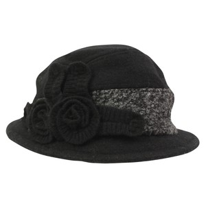 womens fleece cloche hat