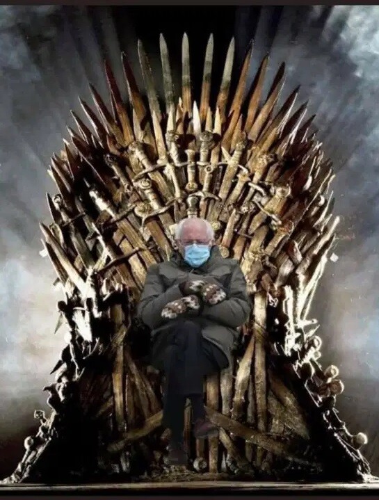 BERNIE SANDERS MITTENS MEME IRON THRONE FRIDGE MAGNET 5