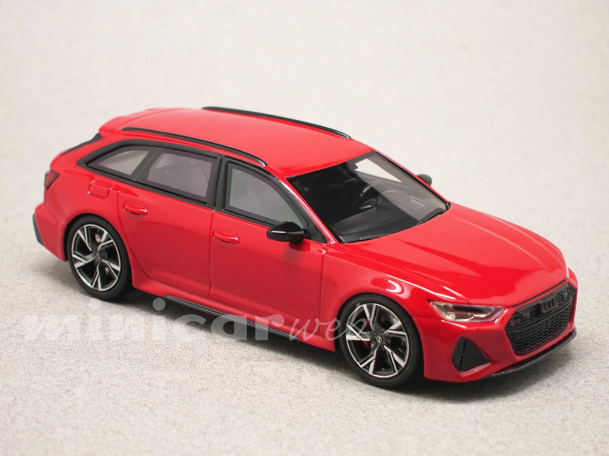 AUDI RS6 AVANT 2019 rouge, voiture miniature 1/43e TRUESCALE TSM430539