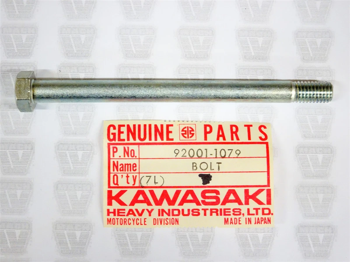 Kawasaki NOS NEW 92001-1079 Hex Head Bolt 8x106 KX KDX KX125 