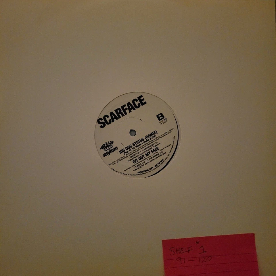 SCARFACE GIRL YOU KNOW / Big Dog Status 12” Vinyl DJ Promo Record Trey Songz - Image 2 of 4