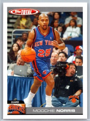 Moochie Norris - 2004-05 Topps Total Basketball #300  - CENTERED - NR MINT (5)