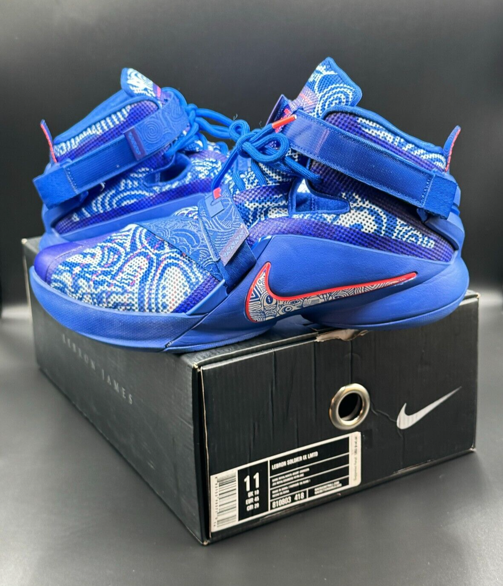 Size 11 - Nike LeBron Soldier 9 LE Freegums - Game Royal | eBay