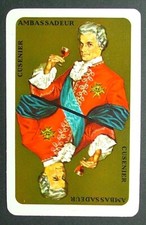 1 x Joker playing card single - Drink Cusenier Ambassadeur AD 408
